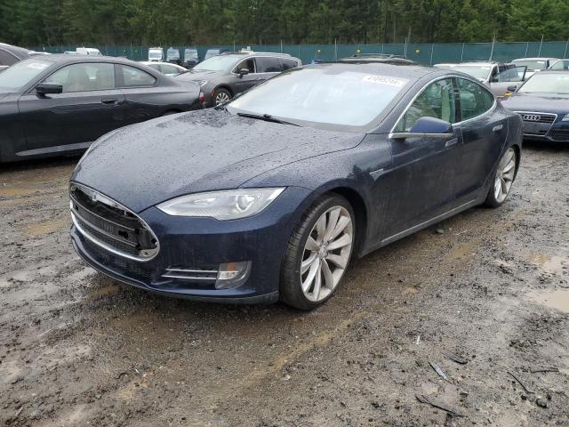 5YJSA1CN9DFP12873 - 2013 TESLA MODEL S Mavi foto 1