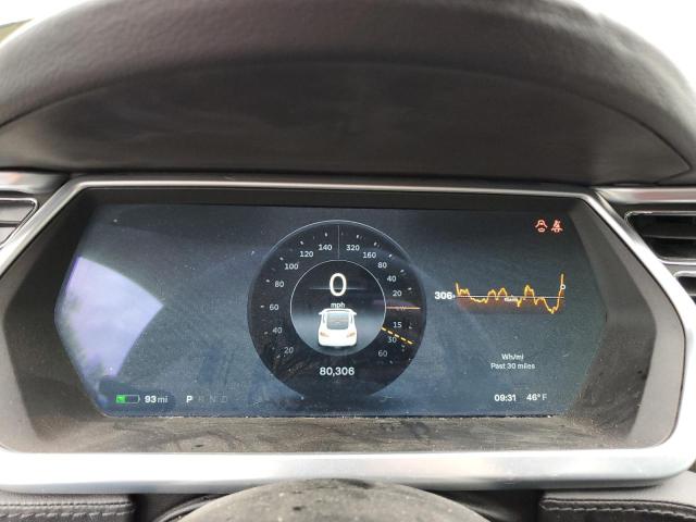 5YJSA1DN4DFP05604 - 2013 TESLA MODEL S Արծաթագույն լուսանկար 9