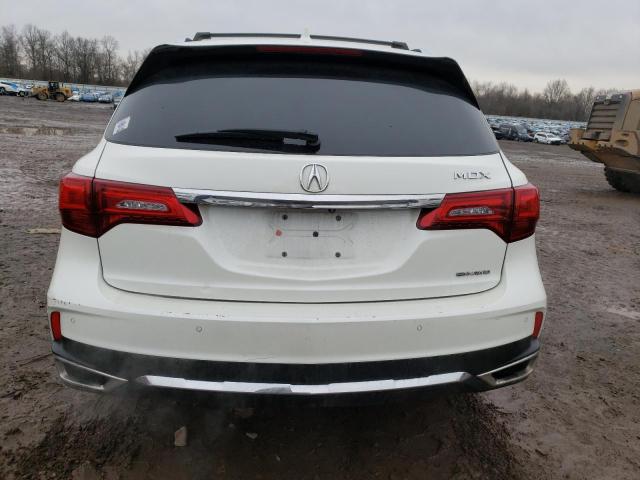 5FRYD4H85HB009667 - 2017 ACURA MDX ADVANC WHITE photo 6