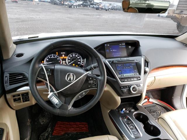 5FRYD4H85HB009667 - 2017 ACURA MDX ADVANC WHITE photo 8