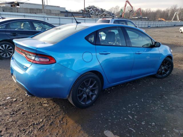 1C3CDFGB2GD823502 - 2016 DODGE DART GT SPORT BLUE photo 3