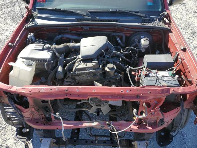 5TFTX4CN6BX008007 - 2011 TOYOTA TACOMA ACCESS CAB RED photo 11
