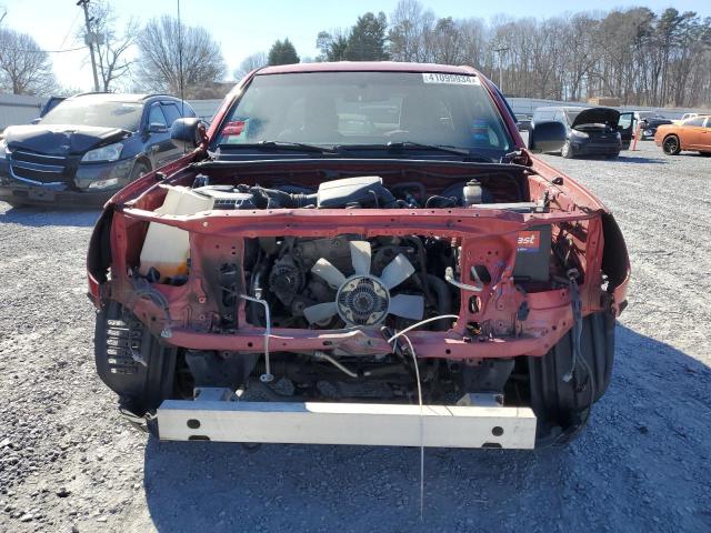 5TFTX4CN6BX008007 - 2011 TOYOTA TACOMA ACCESS CAB Қызыл фото 5