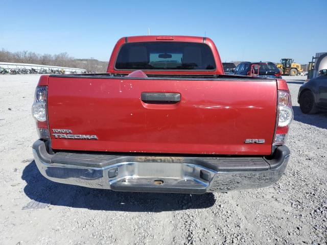 5TFTX4CN6BX008007 - 2011 TOYOTA TACOMA ACCESS CAB RED photo 6
