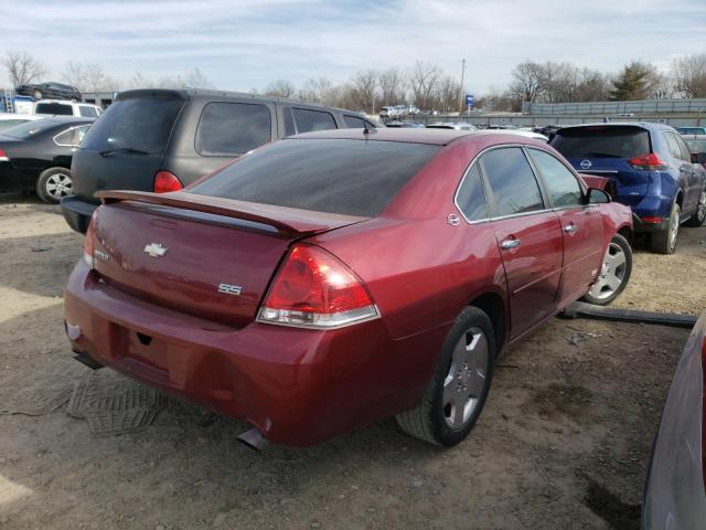 2G1WD58C481326418 - 2008 CHEVROLET IMPALA SUPER SPORT BURGUNDY photo 3