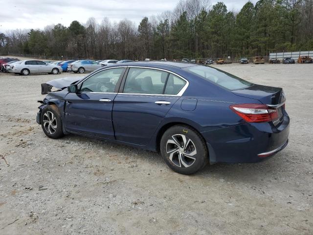 1HGCR2F34HA138180 - 2017 HONDA ACCORD LX BLUE photo 2