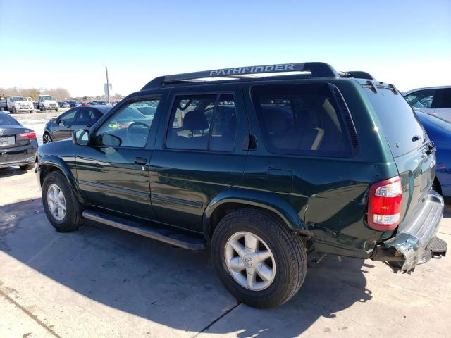 JN8DR09X72W651816 - 2002 NISSAN PATHFINDER LE GREEN photo 2