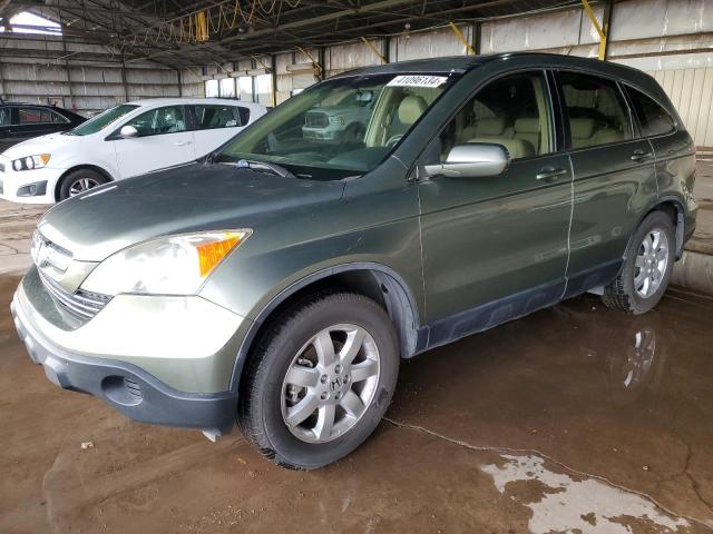 JHLRE38707C002435 - 2007 HONDA CR-V EXL GREEN photo 1