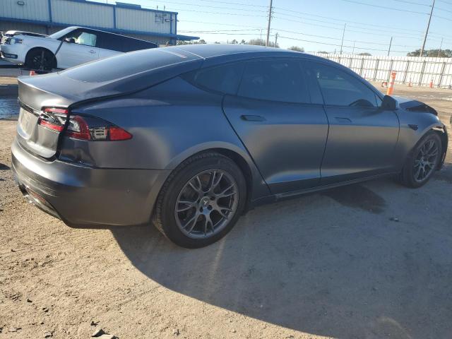 5YJSA1E51NF470207 - 2022 TESLA MODEL S ნაცრისფერი ფოტო 3