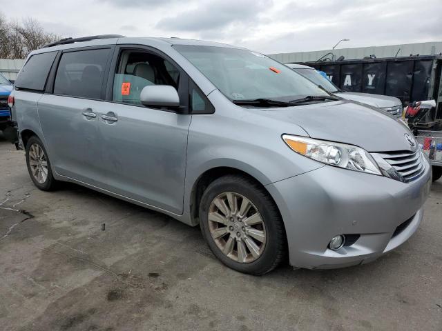 5TDDK3DC6BS004958 - 2011 TOYOTA SIENNA XLE SILVER photo 4