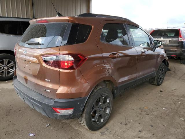 MAJ6P1CL9JC245564 - 2018 FORD ECOSPORT SES MAROON photo 3