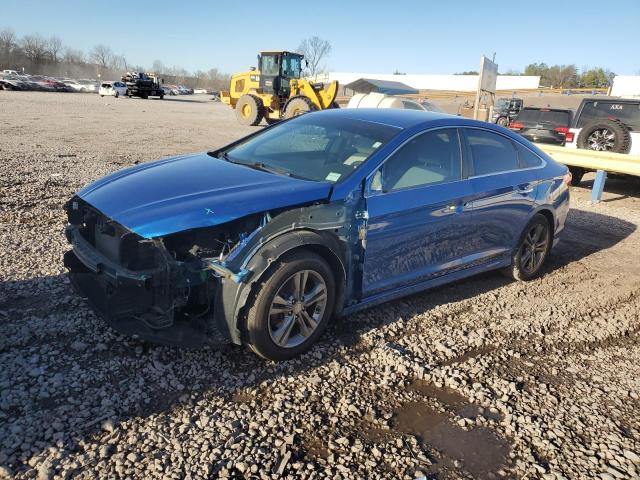 5NPE34AF8JH633986 - 2018 HYUNDAI SONATA SPORT BLUE photo 1