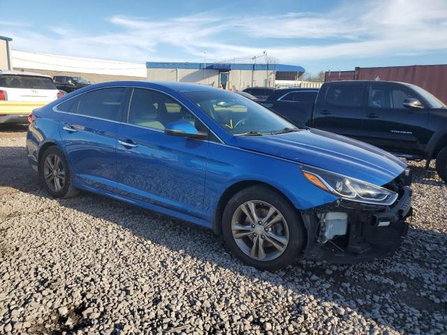 5NPE34AF8JH633986 - 2018 HYUNDAI SONATA SPORT BLUE photo 4