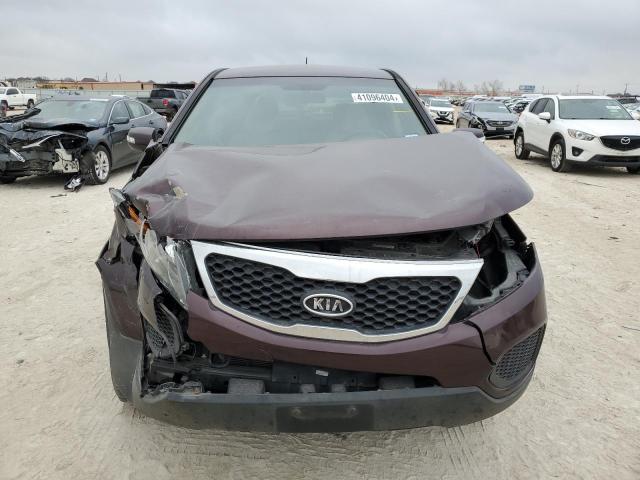 5XYKT3A11CG283905 - 2012 KIA SORENTO BASE MAROON photo 5