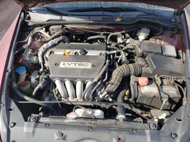 1HGCM56396A085781 - 2006 HONDA ACCORD SE BURGUNDY photo 11