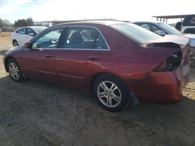 1HGCM56396A085781 - 2006 HONDA ACCORD SE BURGUNDY photo 2