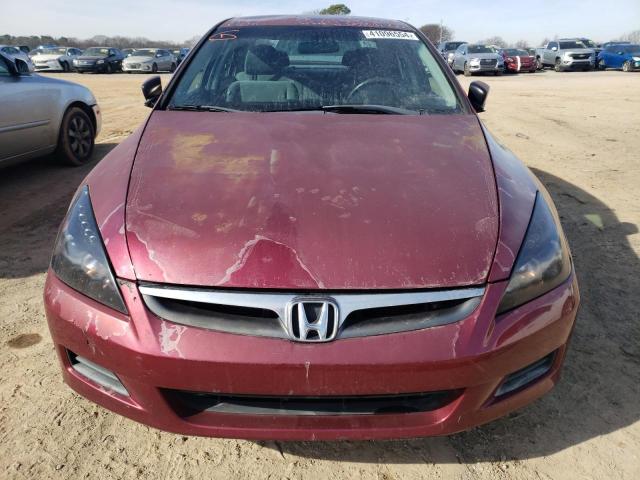 1HGCM56396A085781 - 2006 HONDA ACCORD SE BURGUNDY photo 5