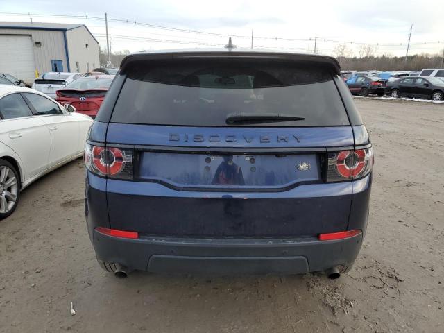 SALCP2BG0GH583852 - 2016 LAND ROVER DISCOVERY SE BLUE photo 6