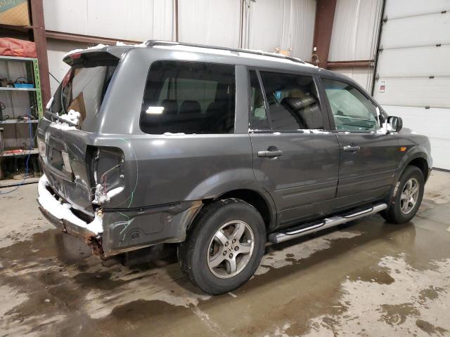 2HKYF18557H003366 - 2007 HONDA PILOT EXL GRAY photo 3