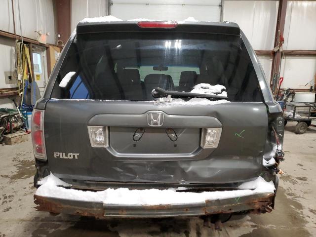 2HKYF18557H003366 - 2007 HONDA PILOT EXL GRAY photo 6