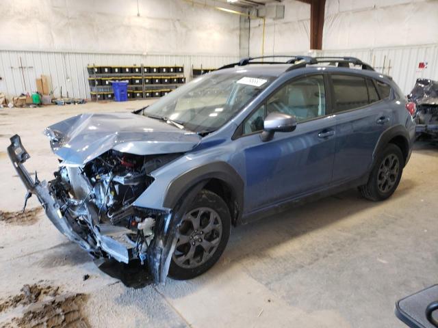 JF2GTHSC0MH680809 - 2021 SUBARU CROSSTREK SPORT BLUE photo 1