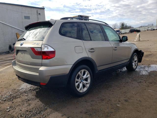 WBXPC9C40AWJ34775 - 2010 BMW X3 XDRIVE30I TAN photo 3