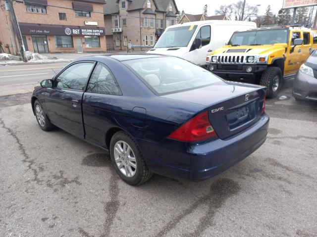 1HGEM22533L800942 - 2003 HONDA CIVIC LX BLUE photo 3