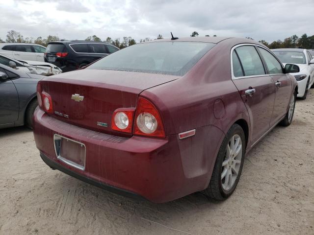 1G1ZE5EU2BF132106 - 2011 CHEVROLET MALIBU LTZ MAROON photo 4