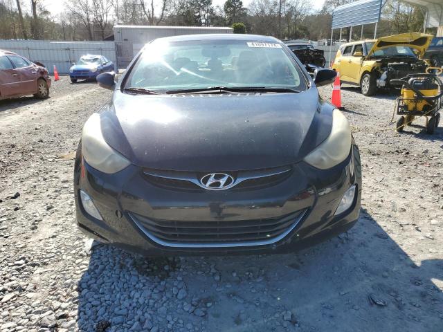 KMHDH4AE7CU328620 - 2012 HYUNDAI ELANTRA GLS BLACK photo 5