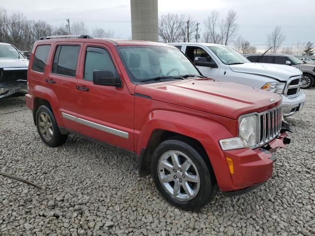 1J8GN58K19W526028 - 2009 JEEP LIBERTY LIMITED RED photo 4