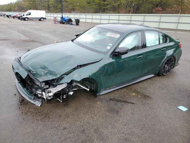 WBS43AY06PFN84598 - 2023 BMW M3 COMPETITION GREEN photo 1