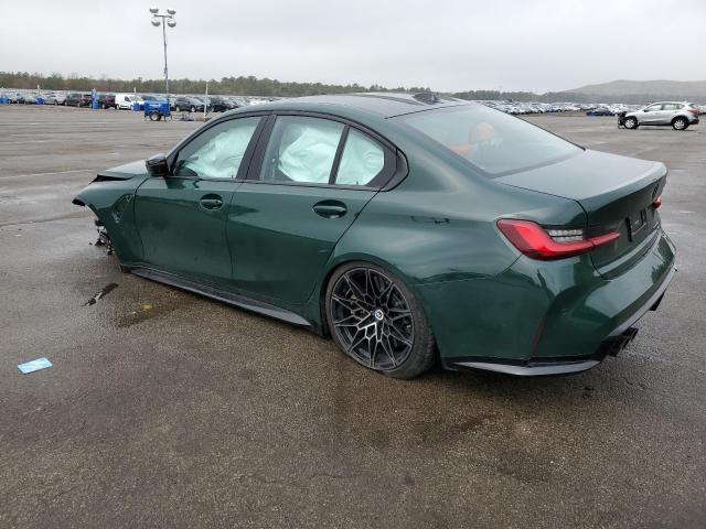 WBS43AY06PFN84598 - 2023 BMW M3 COMPETITION GREEN photo 2