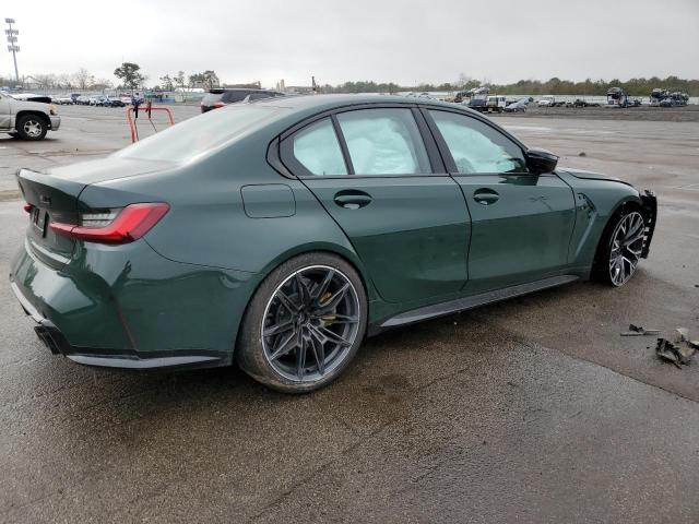 WBS43AY06PFN84598 - 2023 BMW M3 COMPETITION GREEN photo 3