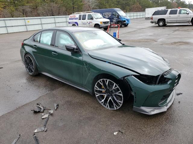 WBS43AY06PFN84598 - 2023 BMW M3 COMPETITION GREEN photo 4