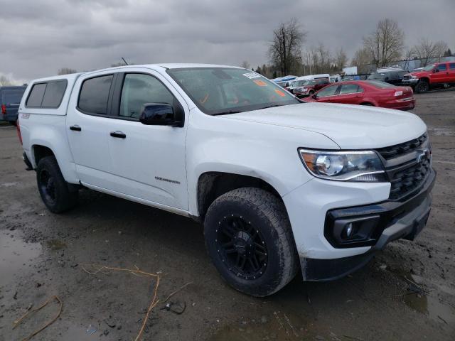 1GCGTDEN8M1215658 - 2021 CHEVROLET COLORADO Z71 WHITE photo 4