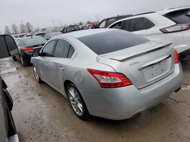 1N4AA51E99C853877 - 2009 NISSAN MAXIMA S SILVER photo 2