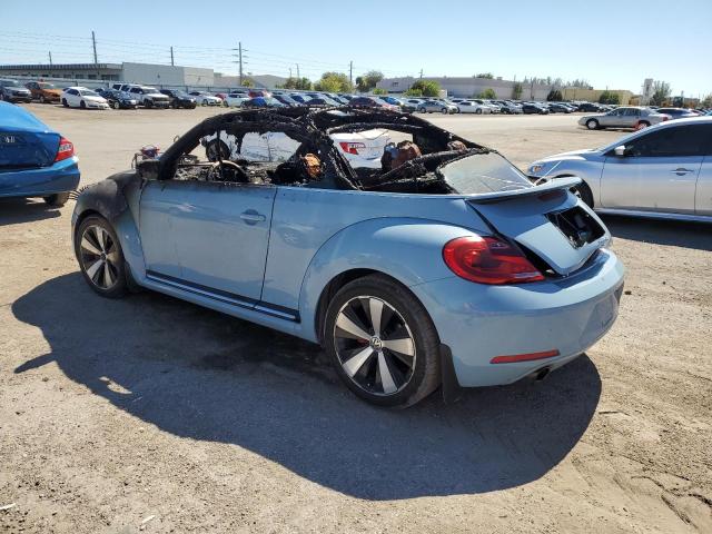 3VW7A7AT5DM801052 - 2013 VOLKSWAGEN BEETLE TURBO TURQUOISE photo 2