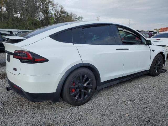 7SAXCBE6XPF405330 - 2023 TESLA MODEL X WHITE photo 3