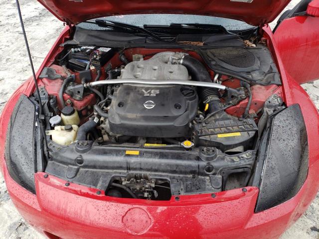 JN1AZ34E63T019403 - 2003 NISSAN 350Z COUPE RED photo 11