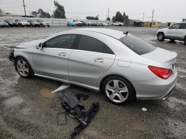 WDDSJ4EB3FN242578 - 2015 MERCEDES-BENZ CLA 250 SILVER photo 2