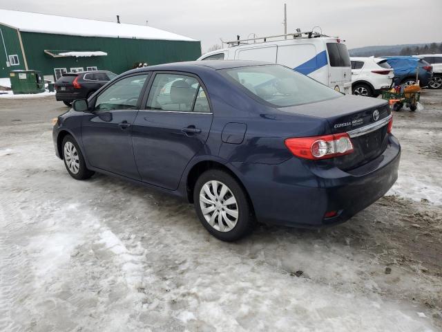 2T1BU4EEXDC016842 - 2013 TOYOTA COROLLA BASE BLUE photo 2