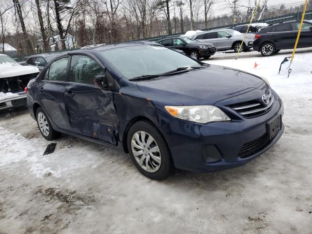 2T1BU4EEXDC016842 - 2013 TOYOTA COROLLA BASE BLUE photo 4