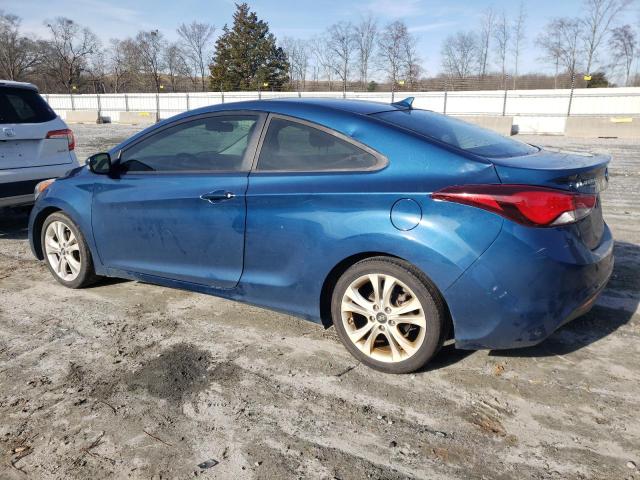 KMHDH6AH2EU027892 - 2014 HYUNDAI ELANTRA CO GS BLUE photo 2