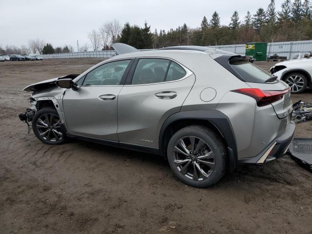 JTHR9JBH2L2030825 - 2020 LEXUS UX 250H SILVER photo 2