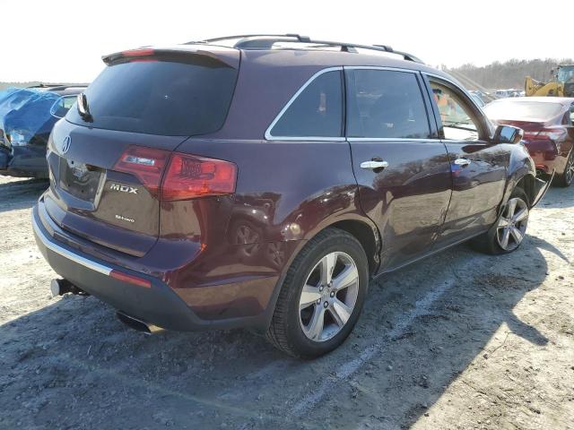 2HNYD2H4XBH517048 - 2011 ACURA MDX TECHNOLOGY BURGUNDY photo 3