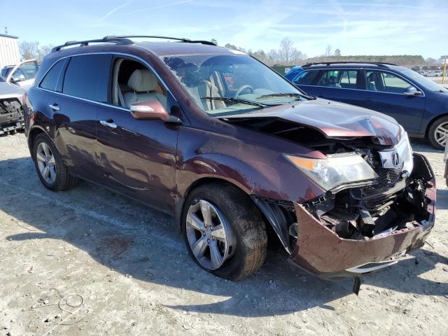 2HNYD2H4XBH517048 - 2011 ACURA MDX TECHNOLOGY BURGUNDY photo 4