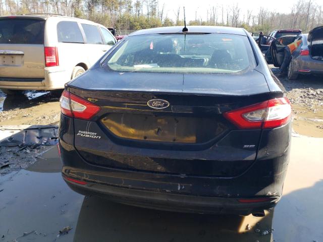 3FA6P0H70GR235747 - 2016 FORD FUSION SE BLACK photo 6