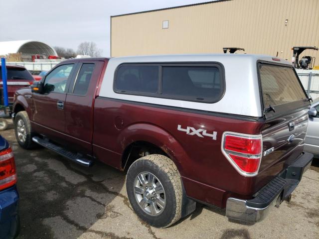 1FTRX14849FB22704 - 2009 FORD F150 SUPER MAROON photo 2