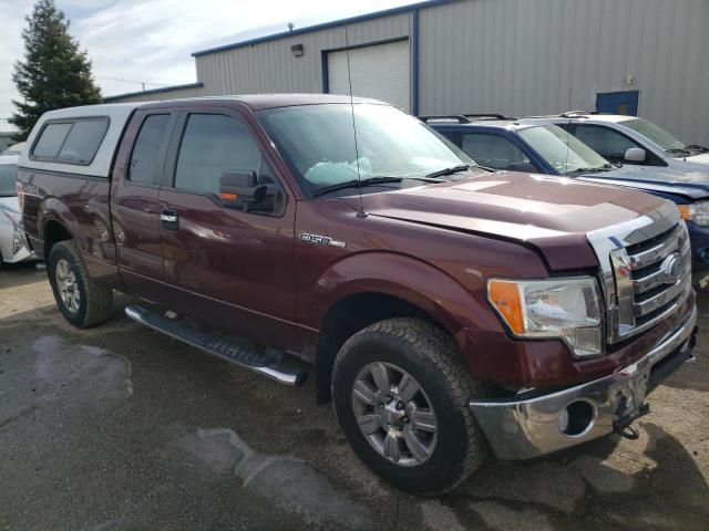 1FTRX14849FB22704 - 2009 FORD F150 SUPER MAROON photo 4