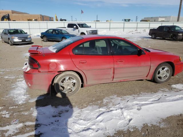 1G2NW52E92C302287 - 2002 PONTIAC GRAND AM GT RED photo 3